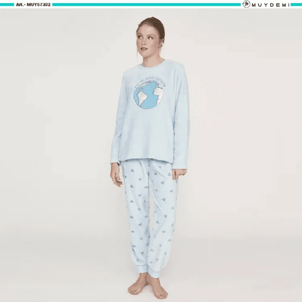 Pijama,Mujer,Muydemi,Modelo,MUY57302,Mundo,Foto1